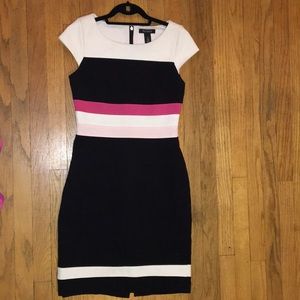 Crisp White House Black Market dress.